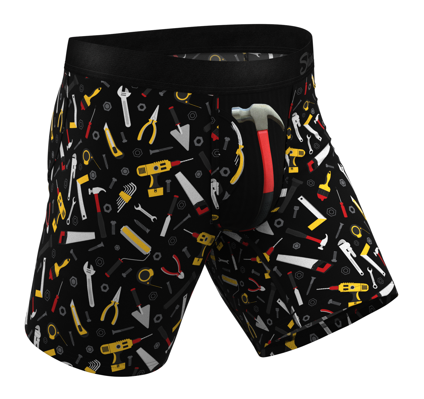 The Tool Belt | Hammer and Tools Ball Hammock® Boxer - Long Leg - Shinesty