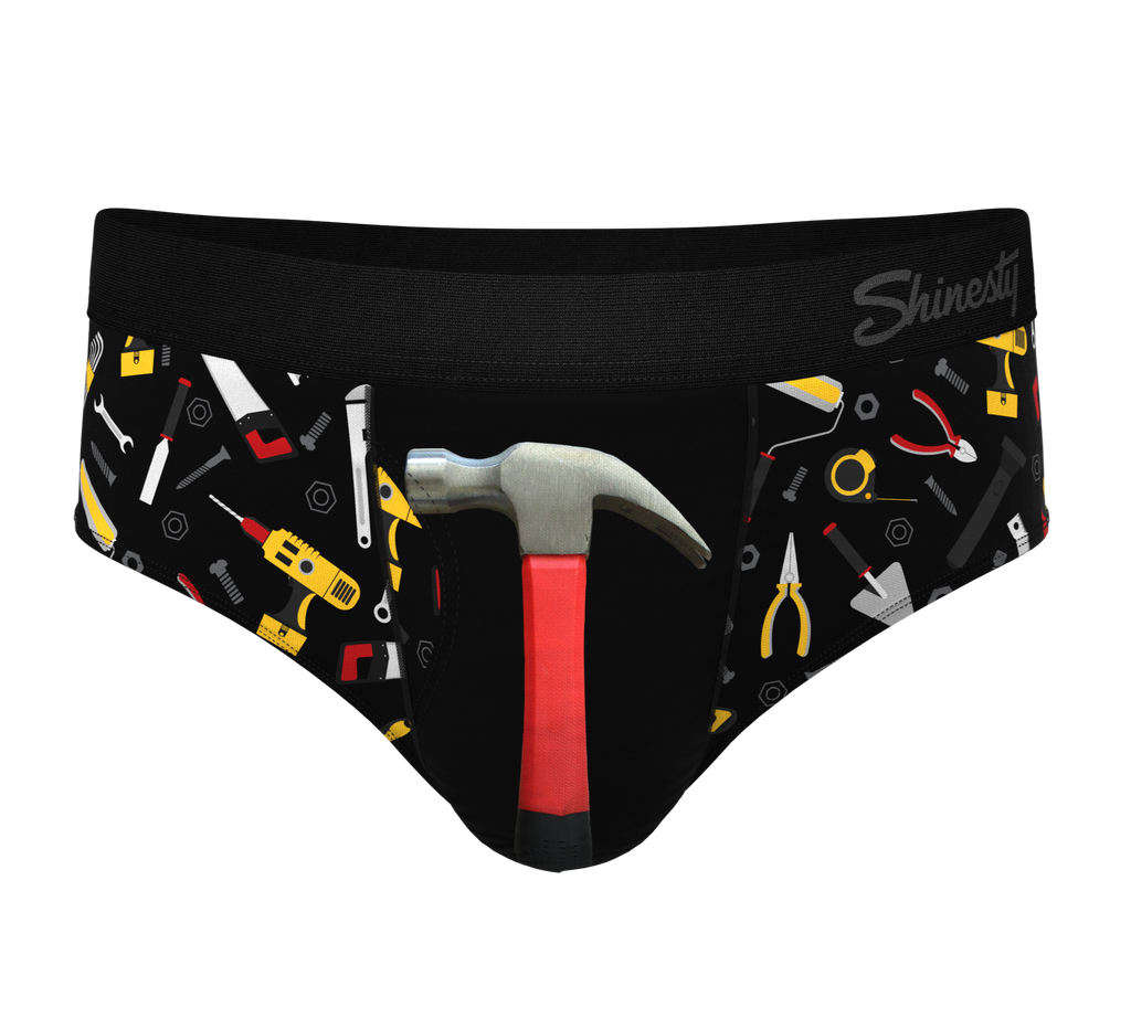 The Tool Belt | Hammer and Tools Ball Hammock® Pouch Underwear Briefs - Shinesty