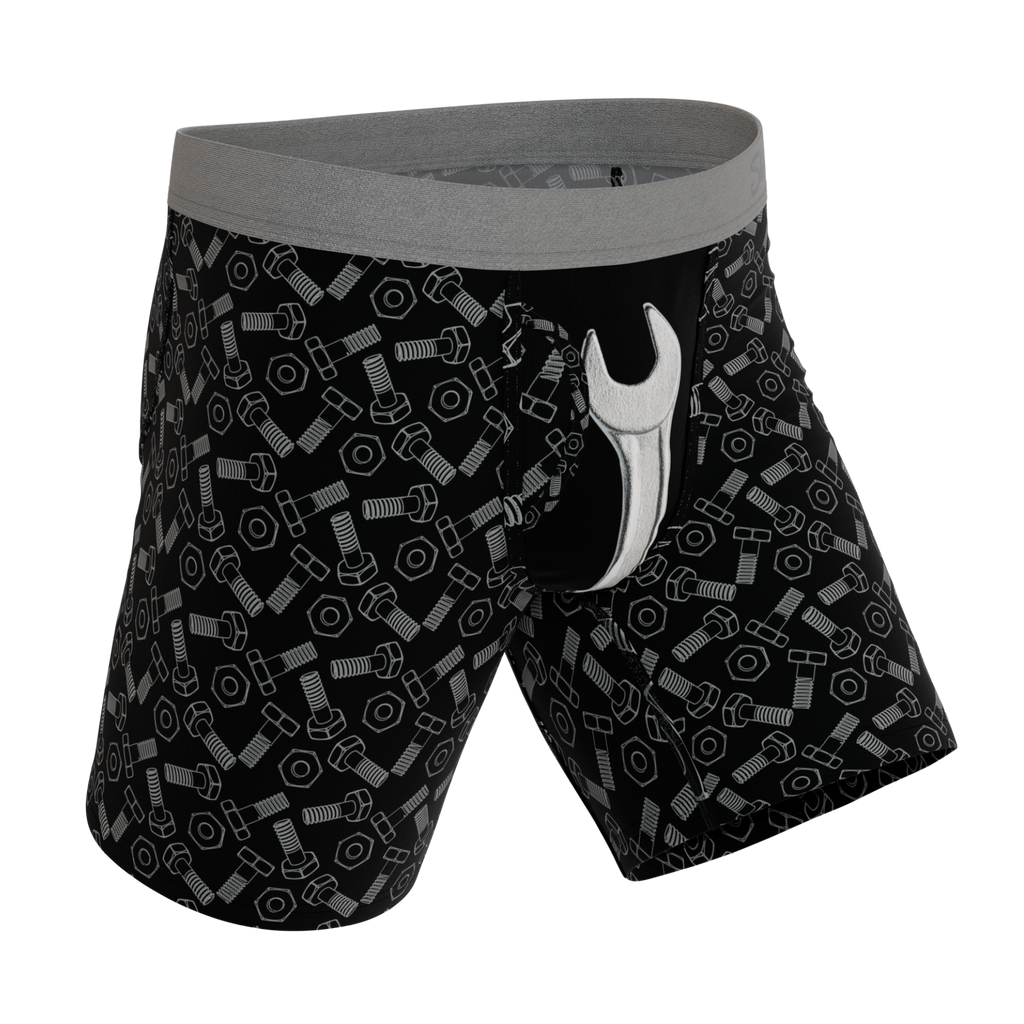 The Torque It | Wrench Ball Hammock® Boxer - Long Leg - Shinesty