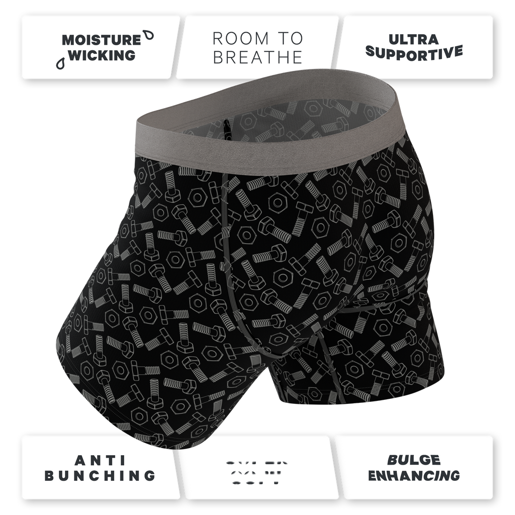 The Torque It | Wrench Ball Hammock® Pouch Underwear With Fly - Shinesty