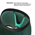 The Tree Falls | Forest Green Ball Hammock® Pouch Underwear With Fly - Shinesty