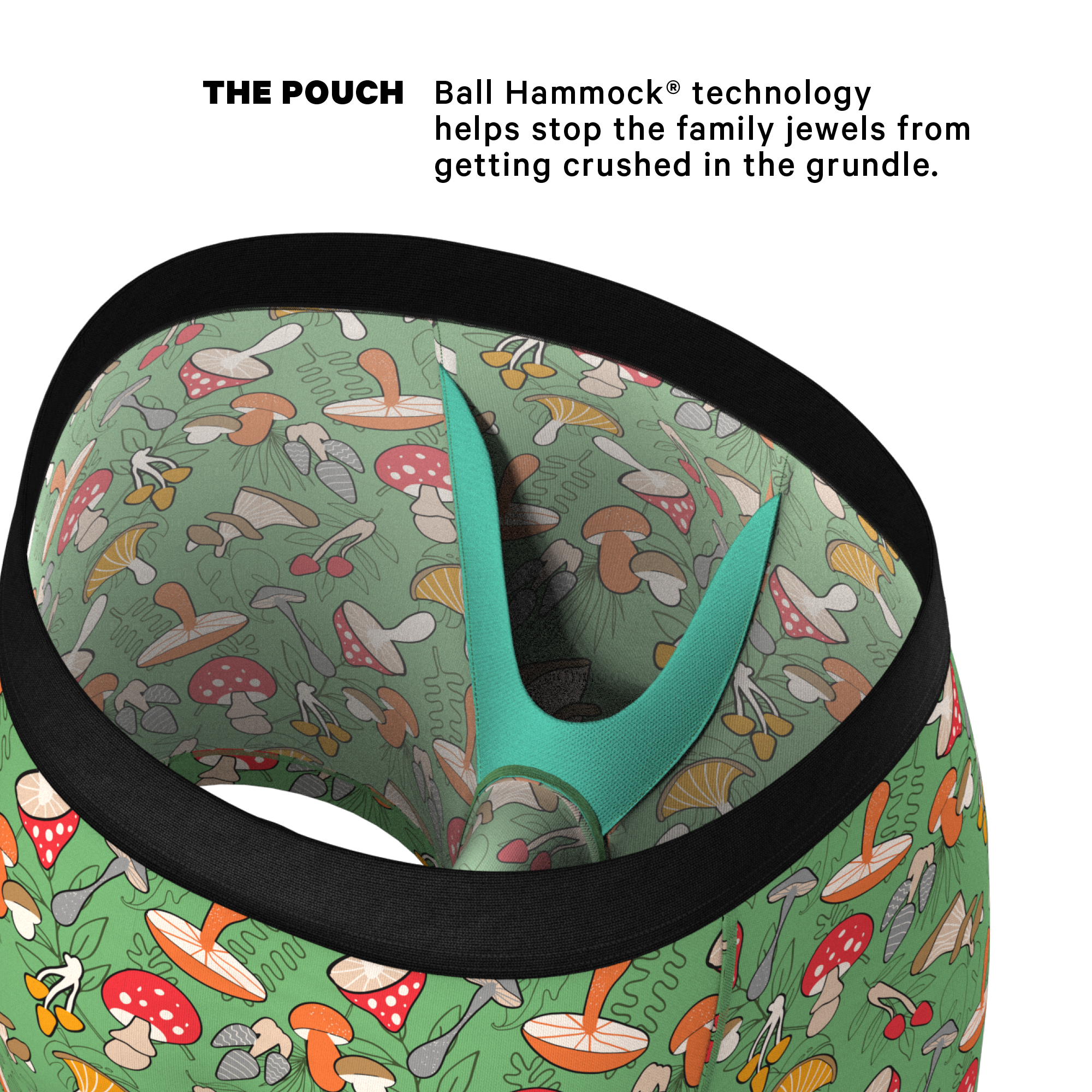 The Trip Advisor | Mushroom Ball Hammock® Pouch Underwear - Shinesty