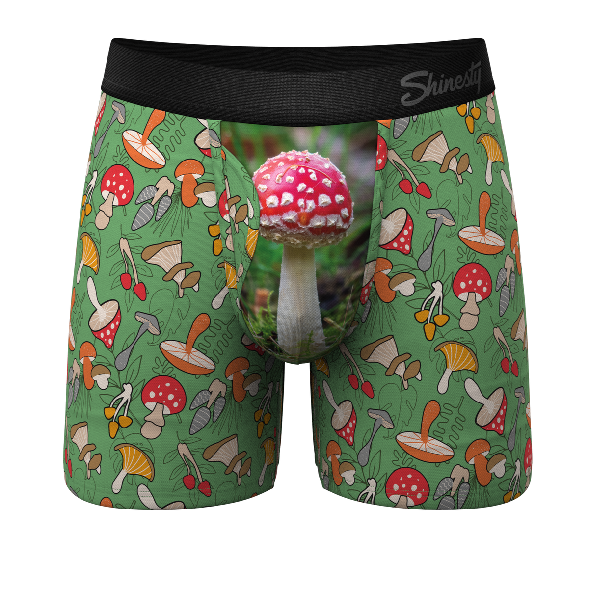 The Trip Advisor | Mushroom Ball Hammock® Pouch Underwear With Fly - Shinesty