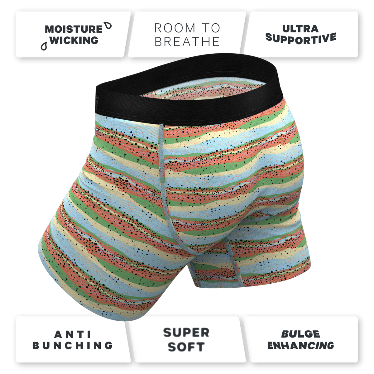 The Trout Of The Blue | Trout Skin Ball Hammock® Pouch Underwear - Shinesty
