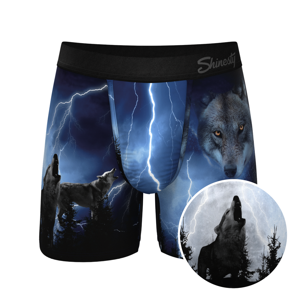 The Truck Stop Classic | Gas Station Wolf Ball Hammock® Pouch Underwear - Shinesty