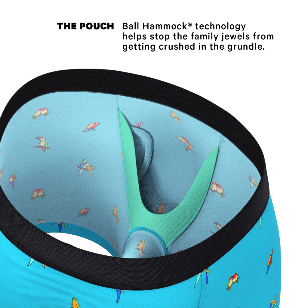 The Tweet Yourself | Parrot Ball Hammock® Pouch Underwear With Fly - Shinesty