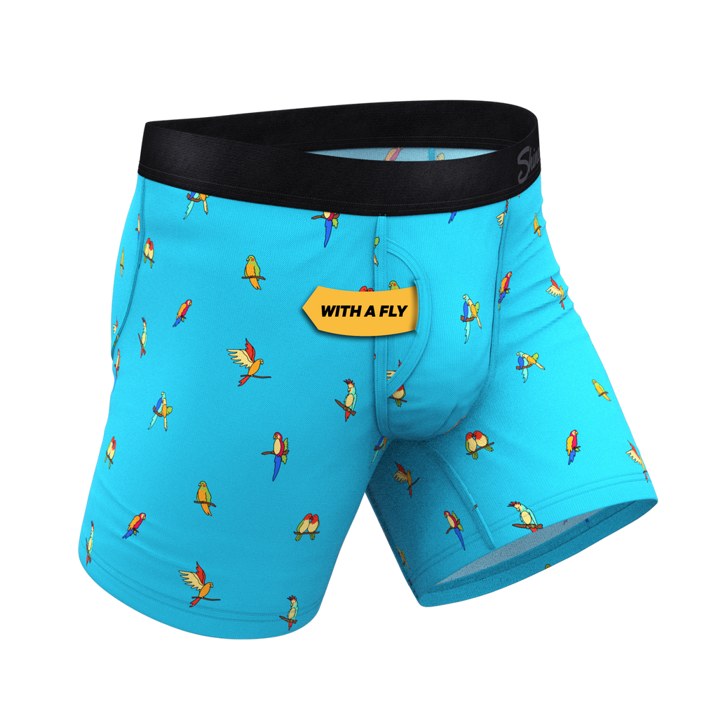 The Tweet Yourself | Parrot Ball Hammock® Pouch Underwear With Fly - Shinesty