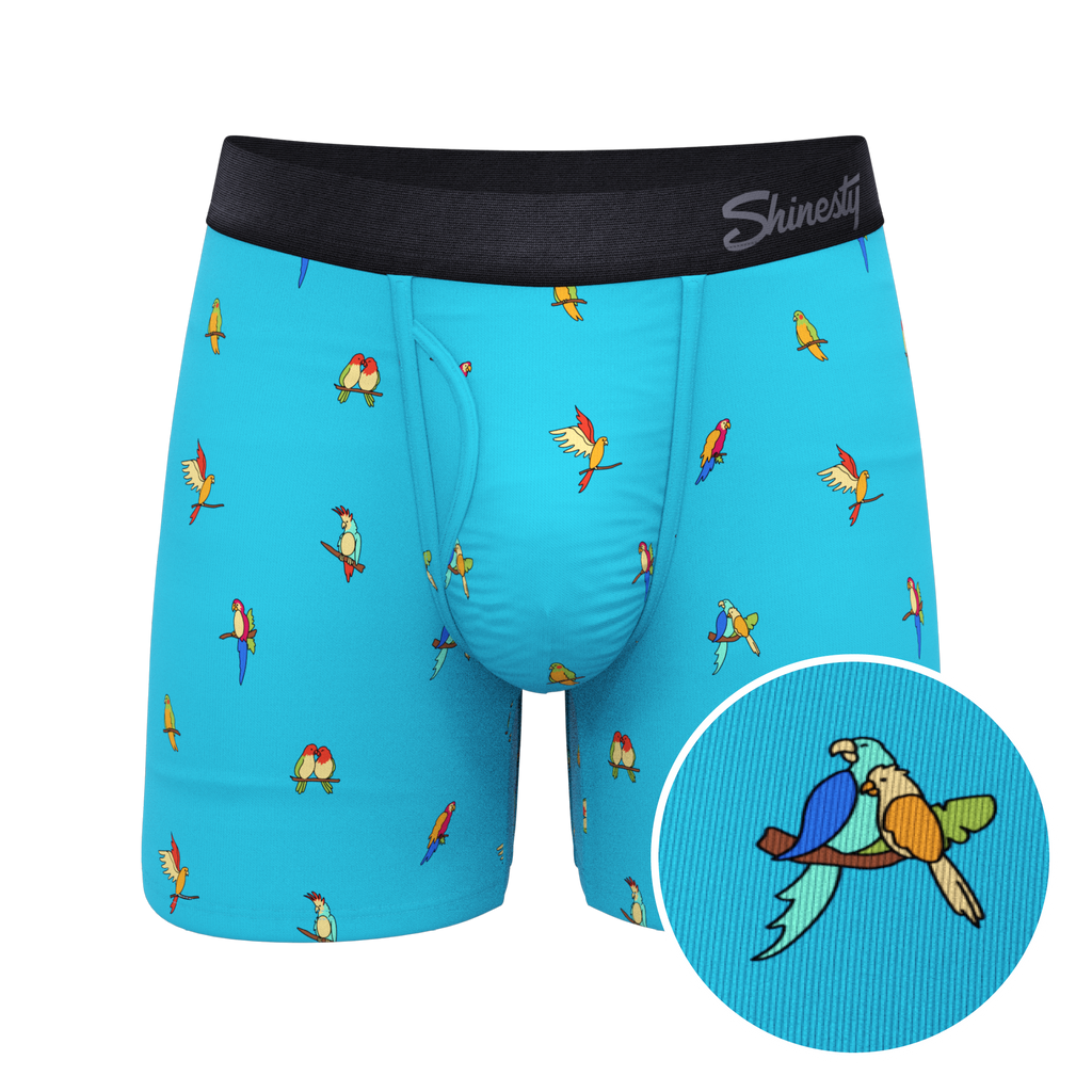 The Tweet Yourself | Parrot Ball Hammock® Pouch Underwear With Fly - Shinesty