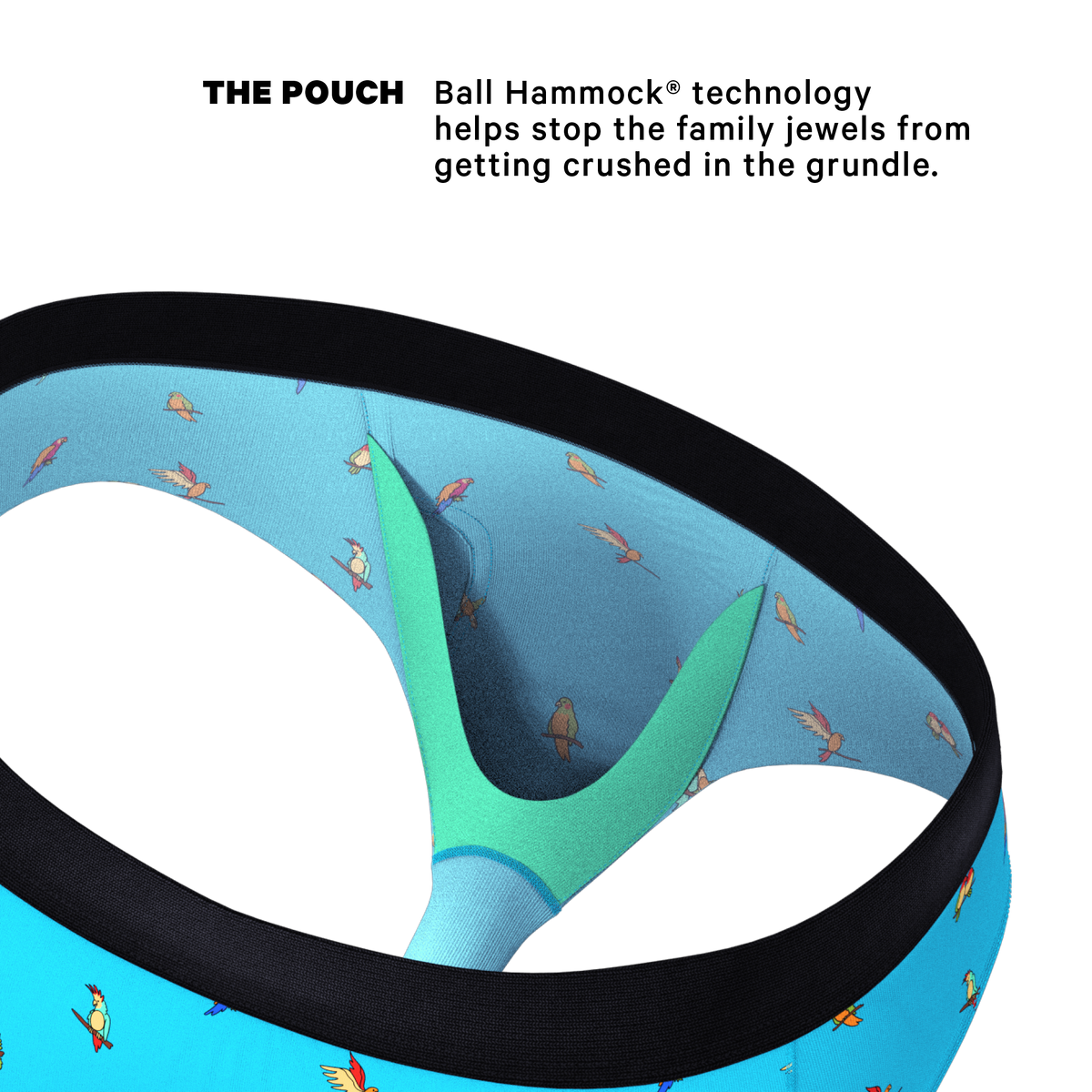 The Tweet Yourself | Parrot Ball Hammock® Pouch Underwear Briefs - Shinesty