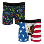 The USA Holiday | Youth Boxer Briefs 2 Pack - Shinesty