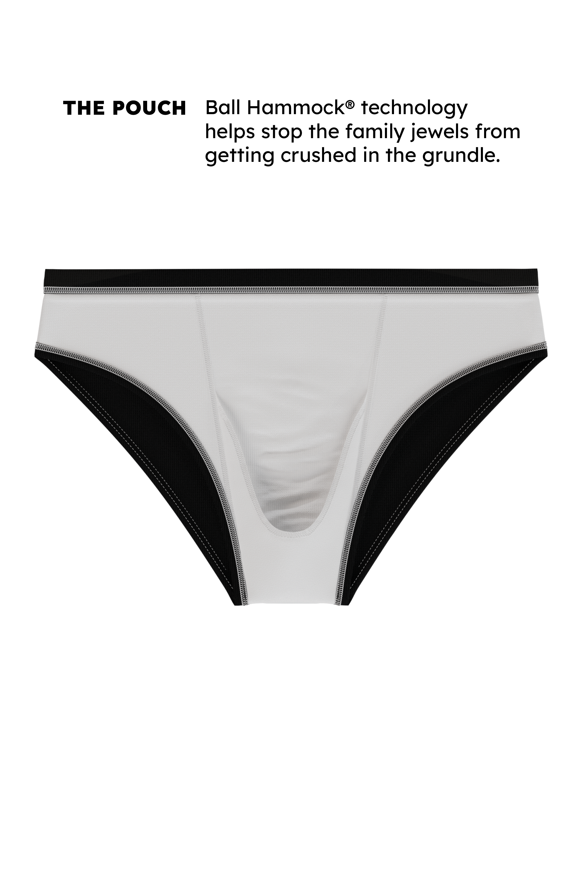 The Butlers | Tuxedo Ball Hammock® Pouch Swim Briefs - Shinesty