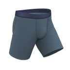 The Wake In The Lake | Tonal Teal Ball Hammock® Boxer - Long Leg - Shinesty