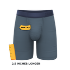 The Wake In The Lake | Tonal Teal Ball Hammock® Boxer - Long Leg - Shinesty