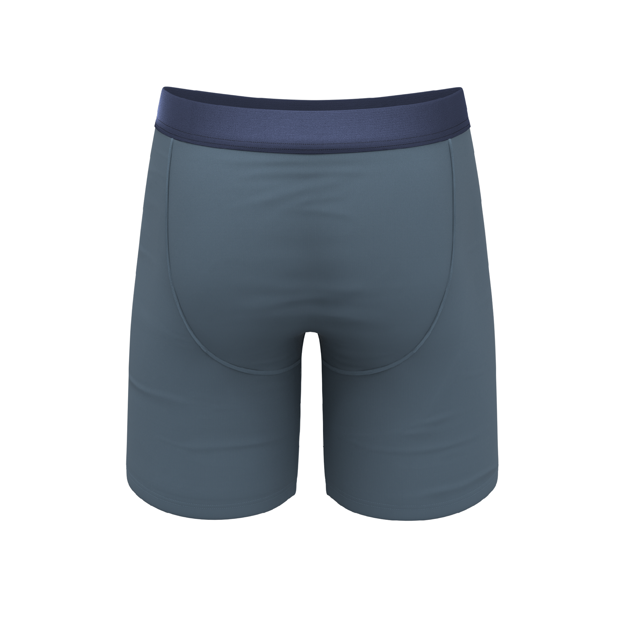 The Wake In The Lake | Tonal Teal Ball Hammock® Boxer - Long Leg - Shinesty