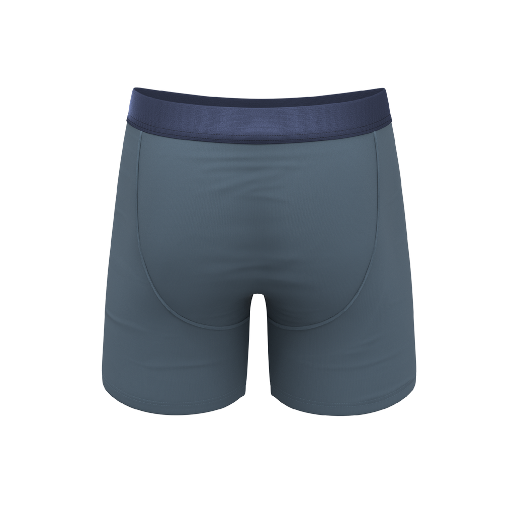 The Wake In The Lake | Tonal Teal Ball Hammock® Pouch Underwear - Shinesty