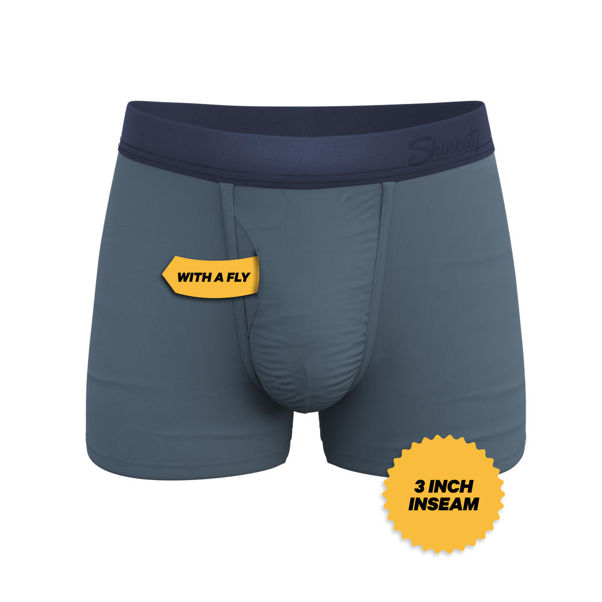 The Wake In The Lake | Tonal Teal Ball Hammock® Pouch Trunks Underwear - Shinesty