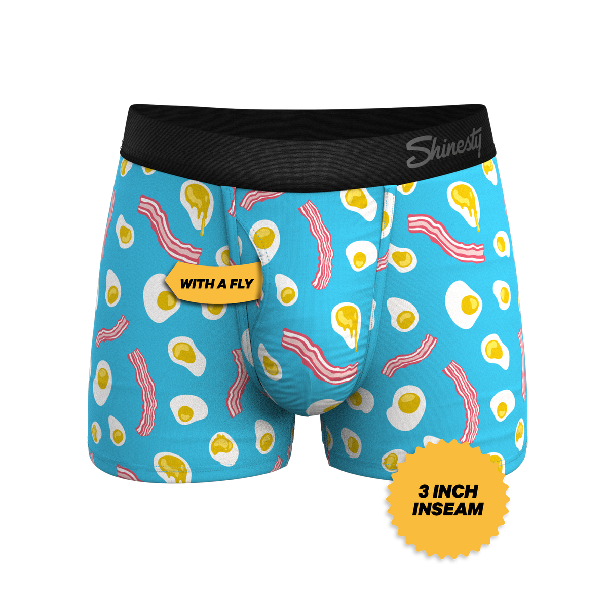 The Wakey Wakey | Eggs and Bacon Ball Hammock® Pouch Trunks Underwear - Shinesty