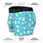 The Wakey Wakey | Eggs and Bacon Ball Hammock® Pouch Trunks Underwear - Shinesty