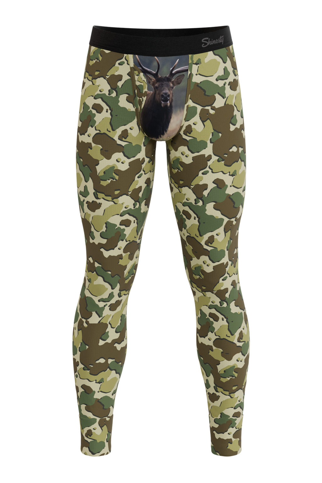 The Welcome Elk | Hunting Camoflauge Ball Hammock® Long Johns - Shinesty