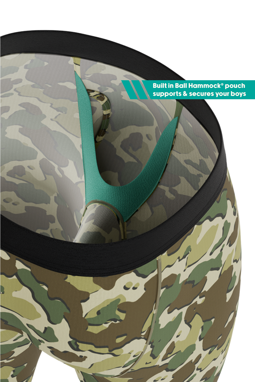 The Welcome Elk | Hunting Camoflauge Ball Hammock® Long Johns - Shinesty
