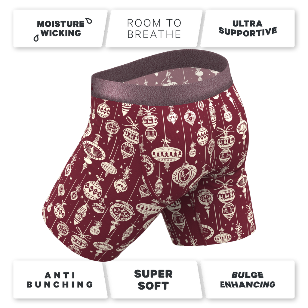 The Well Hung | Naughty Ornament Ball Hammock® Boxer - Long Leg - Shinesty
