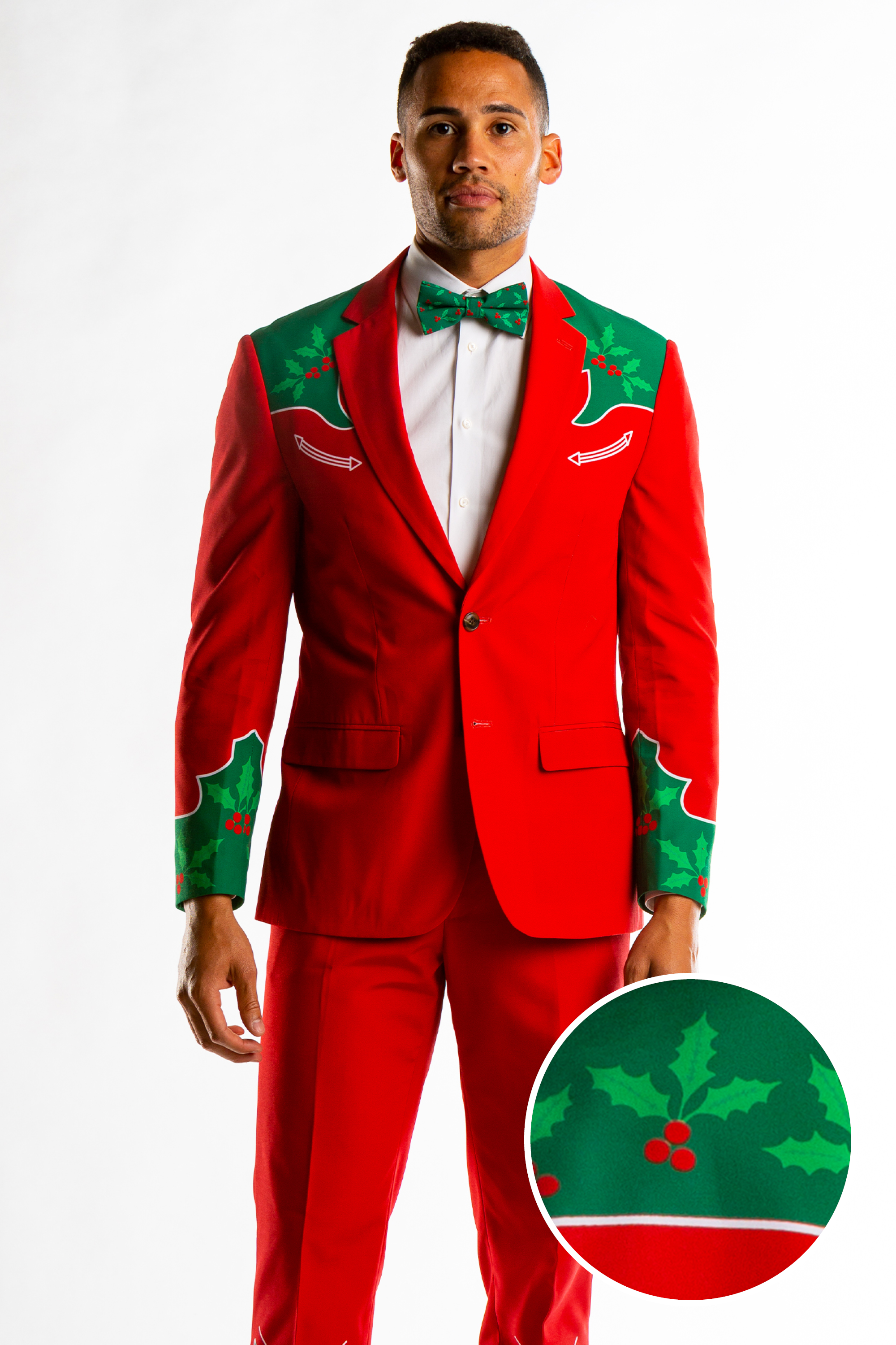 The Devout Desperado | Western Ugly Christmas Suit - Shinesty