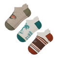 The Western Three | Heel Hammock™ Ankle Socks 3 Pack - Shinesty