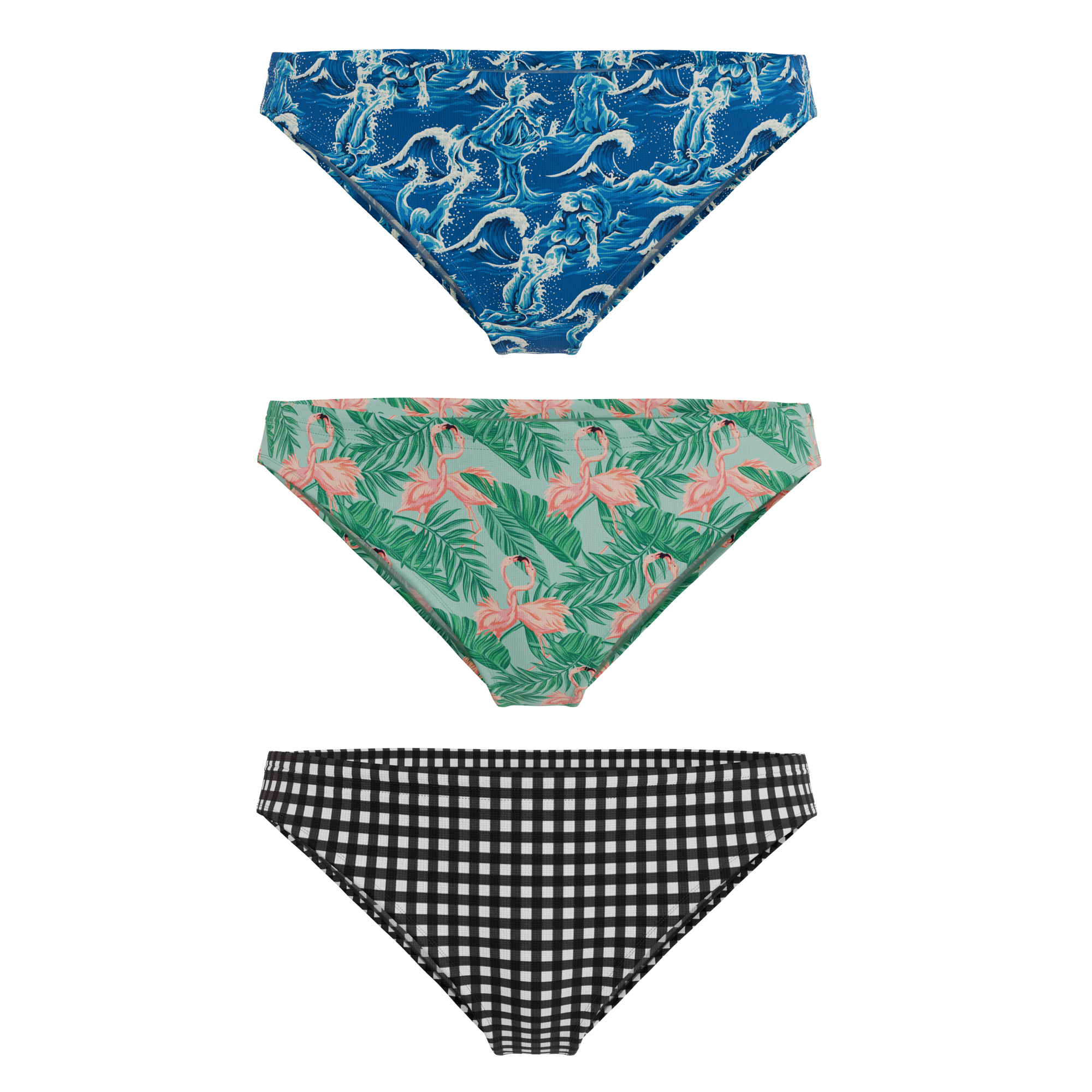 The Wet & Wild | Bikini Underwear 3 Pack - Shinesty