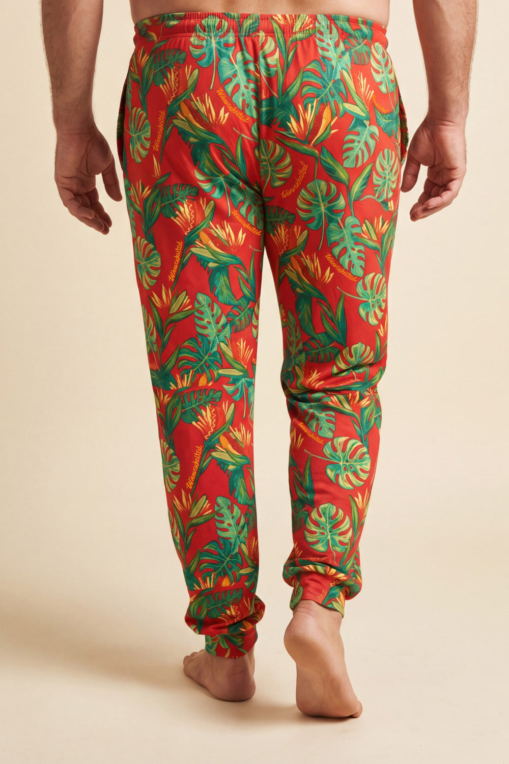 The Wiener In Paradise | Shinesty X Wienerschnitzel Tropical SleepDeep™ Men’s Pajama Joggers - Shinesty