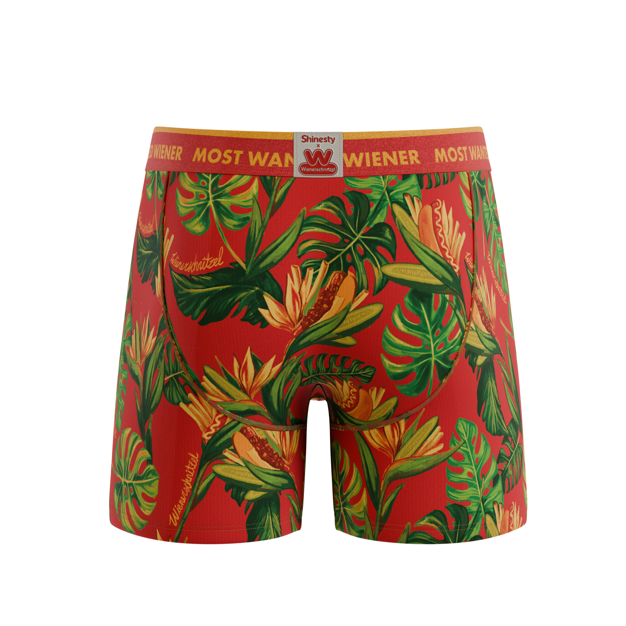 The Wiener In Paradise | Shinesty X Wienerschnitzel Tropical Ball Hammock® Pouch Underwear - Shinesty