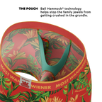 The Wiener In Paradise | Shinesty X Wienerschnitzel Tropical Ball Hammock® Pouch Underwear With Fly - Shinesty