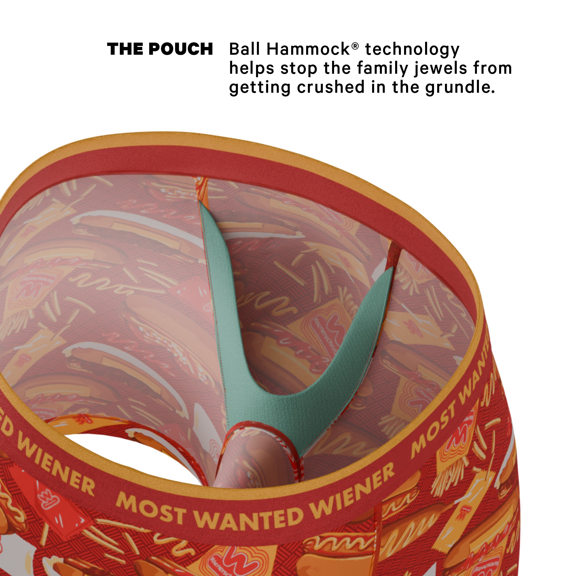 The Big W's | Shinesty x Wienerschnitzel Ball Hammock® Pouch Underwear - Shinesty