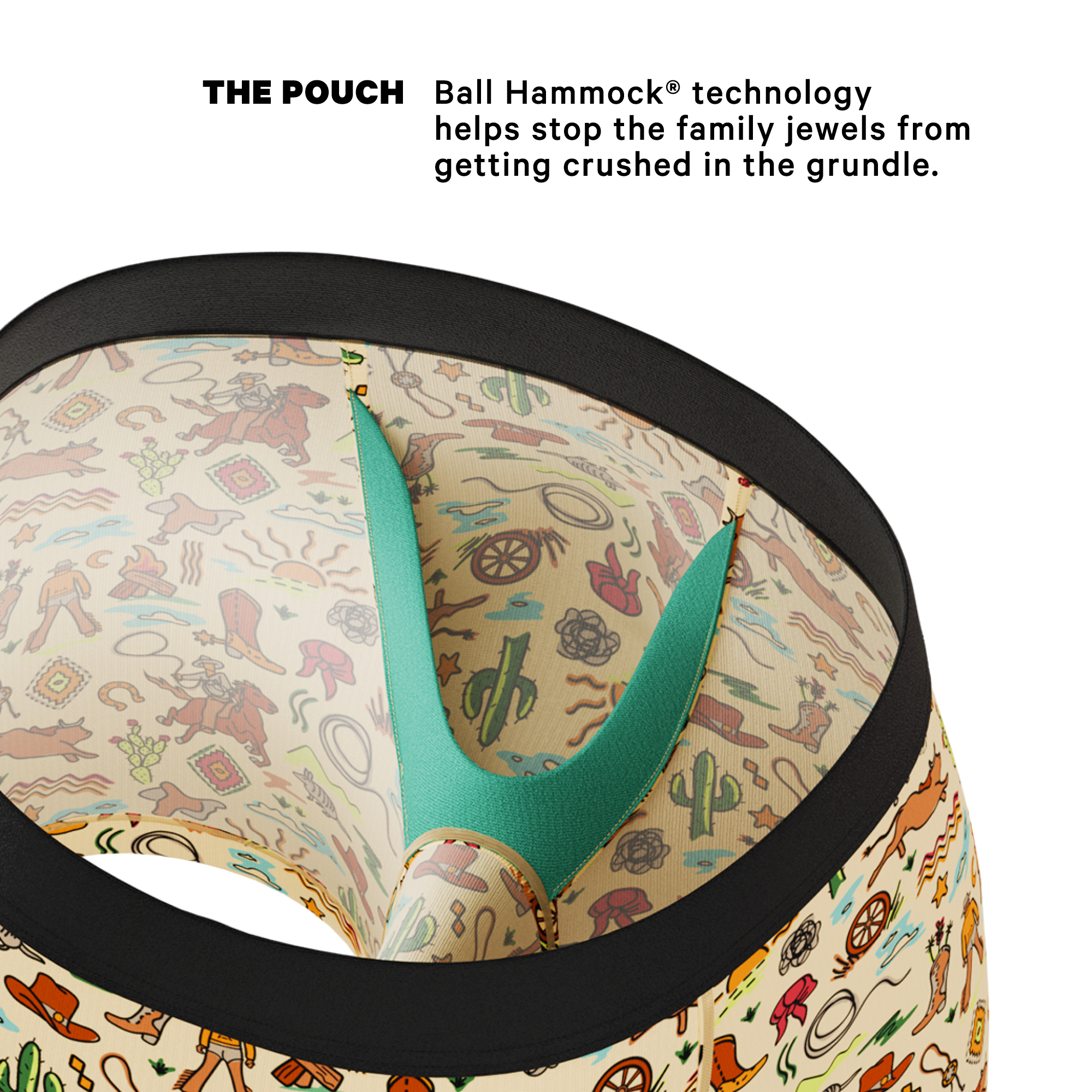 The Wild Bandit | Bull Ball Hammock® Pouch Underwear - Shinesty