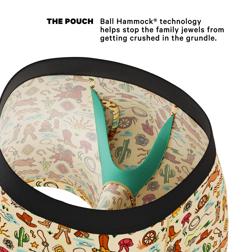 The Wild Bandit | Bull Ball Hammock® Pouch Underwear With Fly - Shinesty