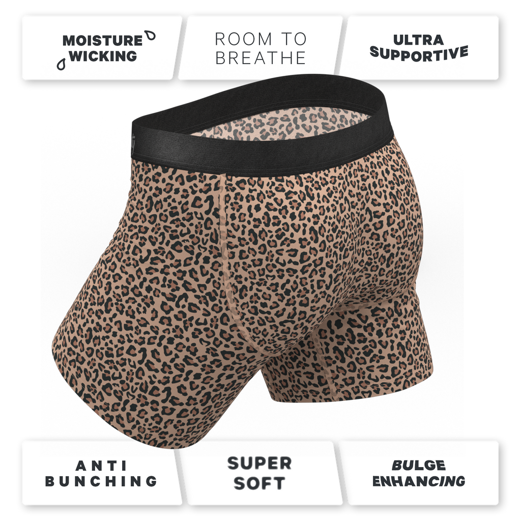 The Wild Cat | Leopard Print Ball Hammock® Pouch Underwear - Shinesty