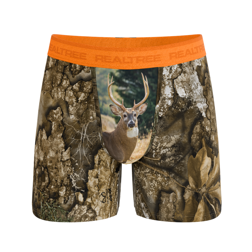 The Wild Game | Realtree x Shinesty Neon Orange Ball Hammock® Pouch Underwear - Shinesty