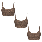 The Wild Cat | Women's Boob Hammock™ Bralette 3 Pack - Shinesty