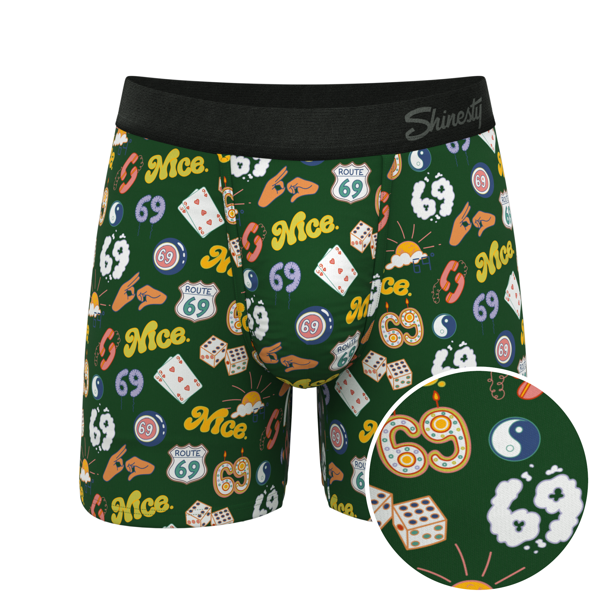 The Wine Dine & 69 | Route 69 Ball Hammock® Pouch Underwear - Shinesty