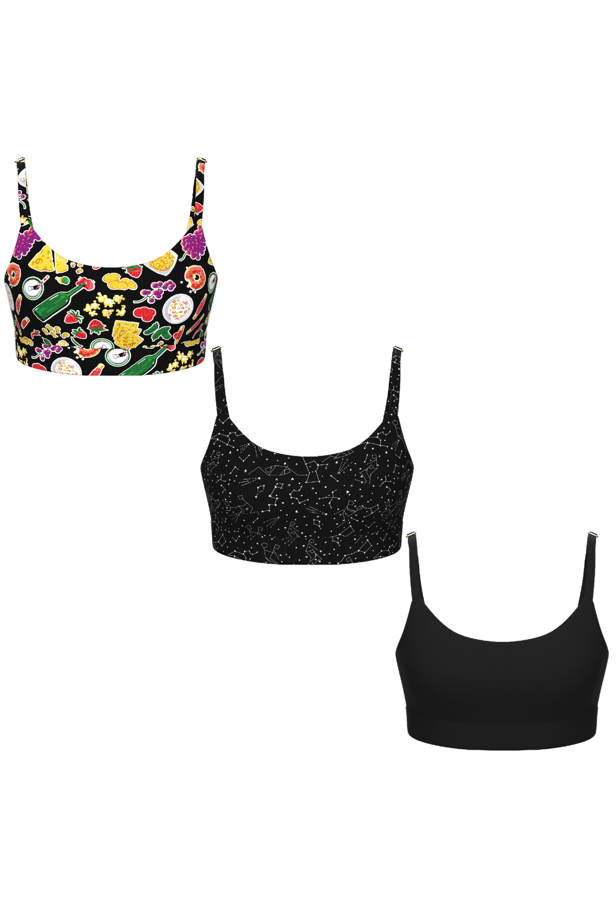 The Women's Only | Women's Boob Hammock™ Bralette 3 Pack - Shinesty