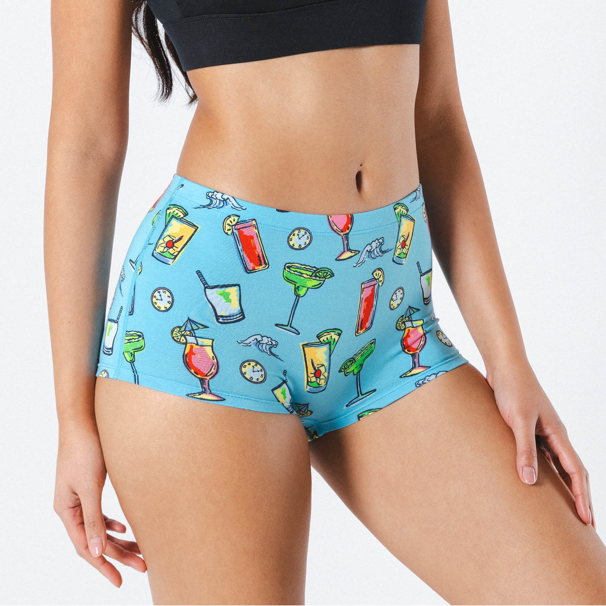 The Cocktail Hour | Shinesty x Margaritaville® Modal Boyshort Underwear - Shinesty