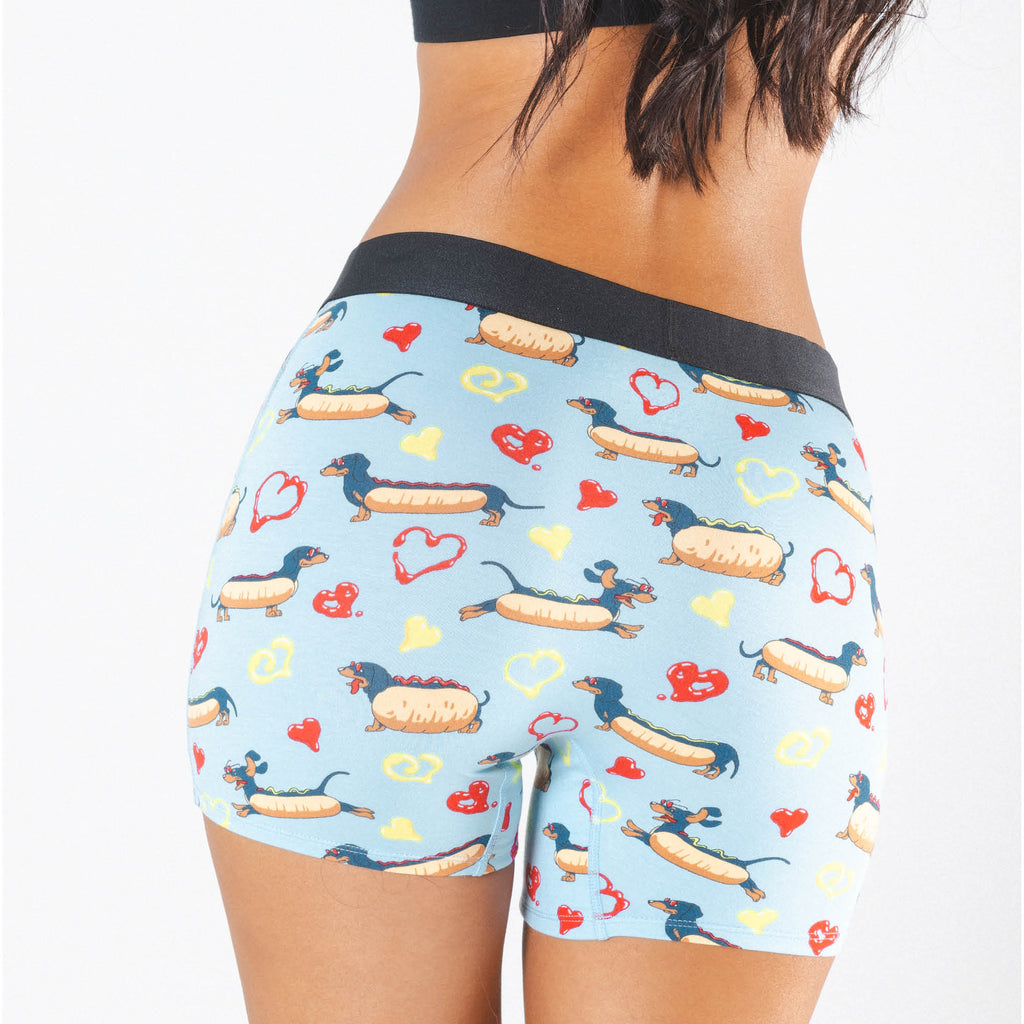 The Lovely Wiener | Wiener Dogs Women’s Boxers - Shinesty