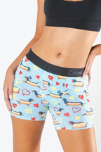 The Lovely Wiener | Wiener Dogs Women’s Boxers - Shinesty