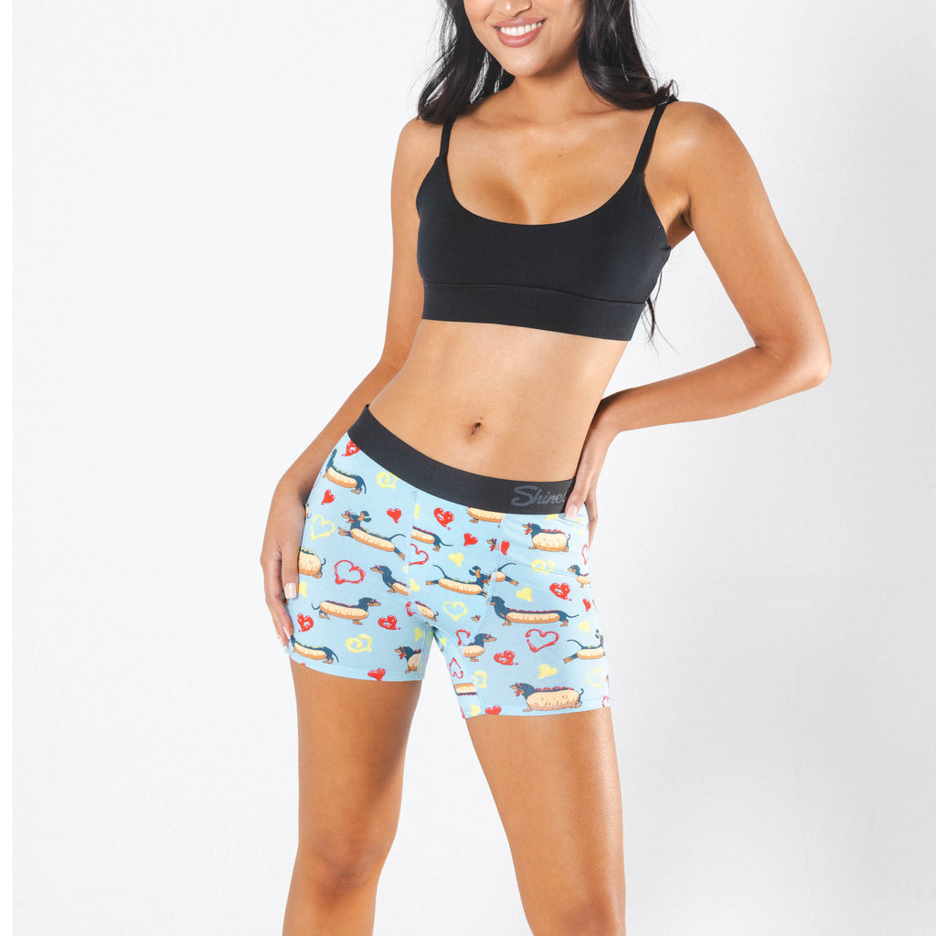 The Lovely Wiener | Wiener Dogs Women’s Boxers - Shinesty