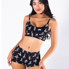 The Bare Back Bones | Glow in the Dark Skeletons Boob Hammock™ Scoop Bralette - Shinesty