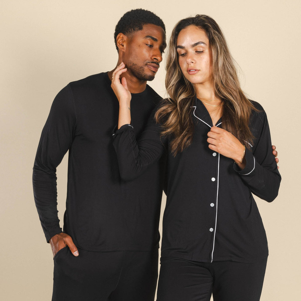 The Threat Level Midnight | Black SleepDeep™ Men’s Pajama Joggers - Shinesty