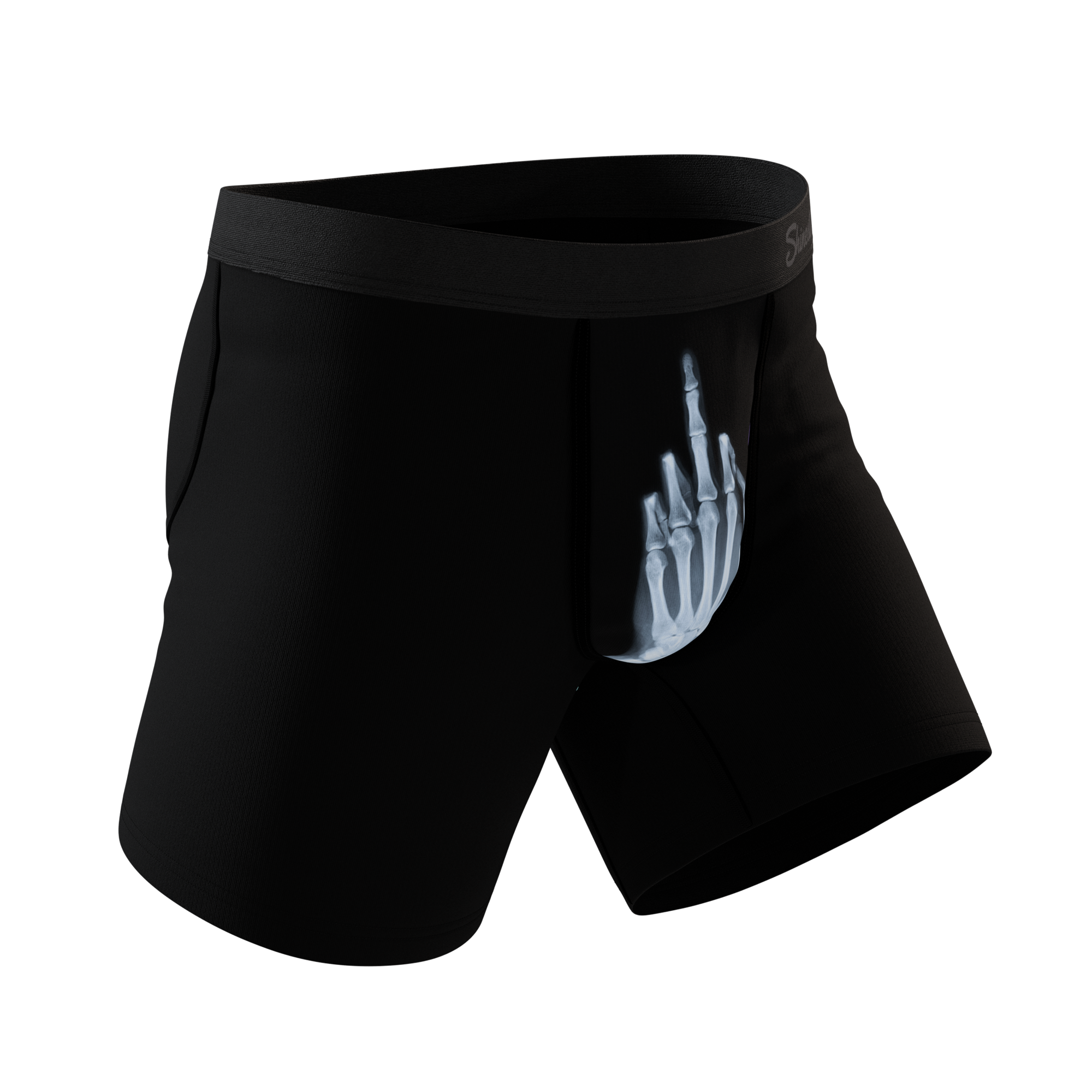The XXX Ray | Middle Finger X Ray Ball Hammock® Pouch Underwear - Shinesty