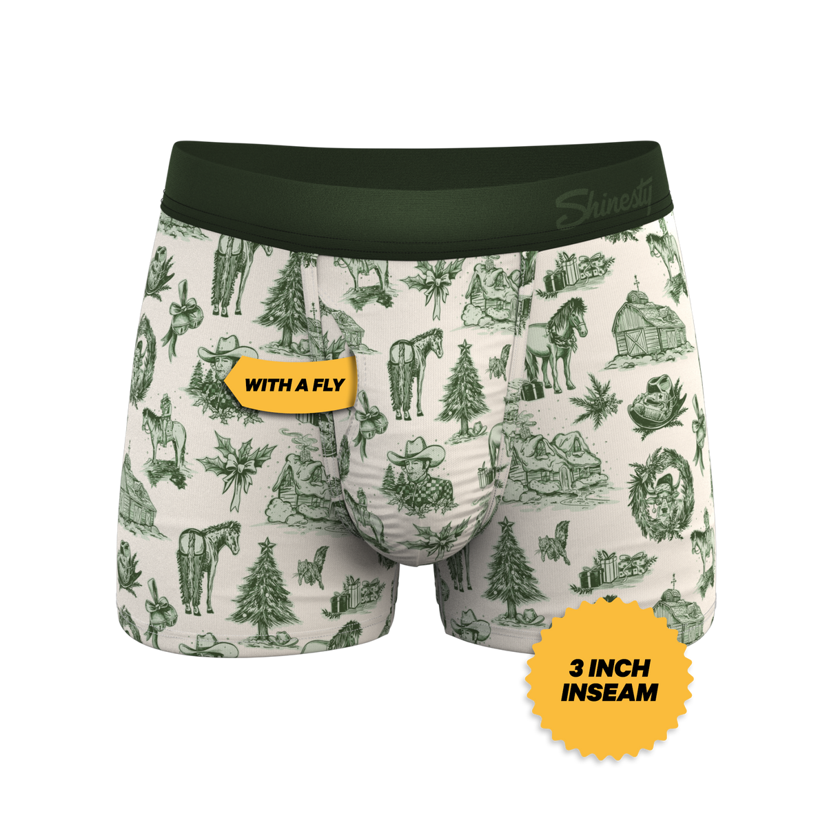 The Western Wonderland | Western Toile Ball Hammock® Pouch Trunks Underwear - Shinesty