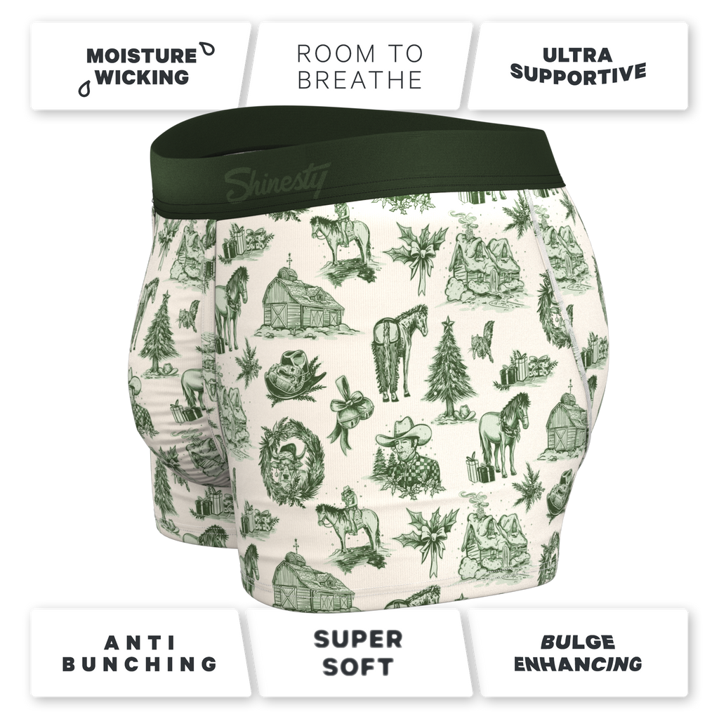 The Western Wonderland | Western Toile Ball Hammock® Pouch Trunks Underwear - Shinesty
