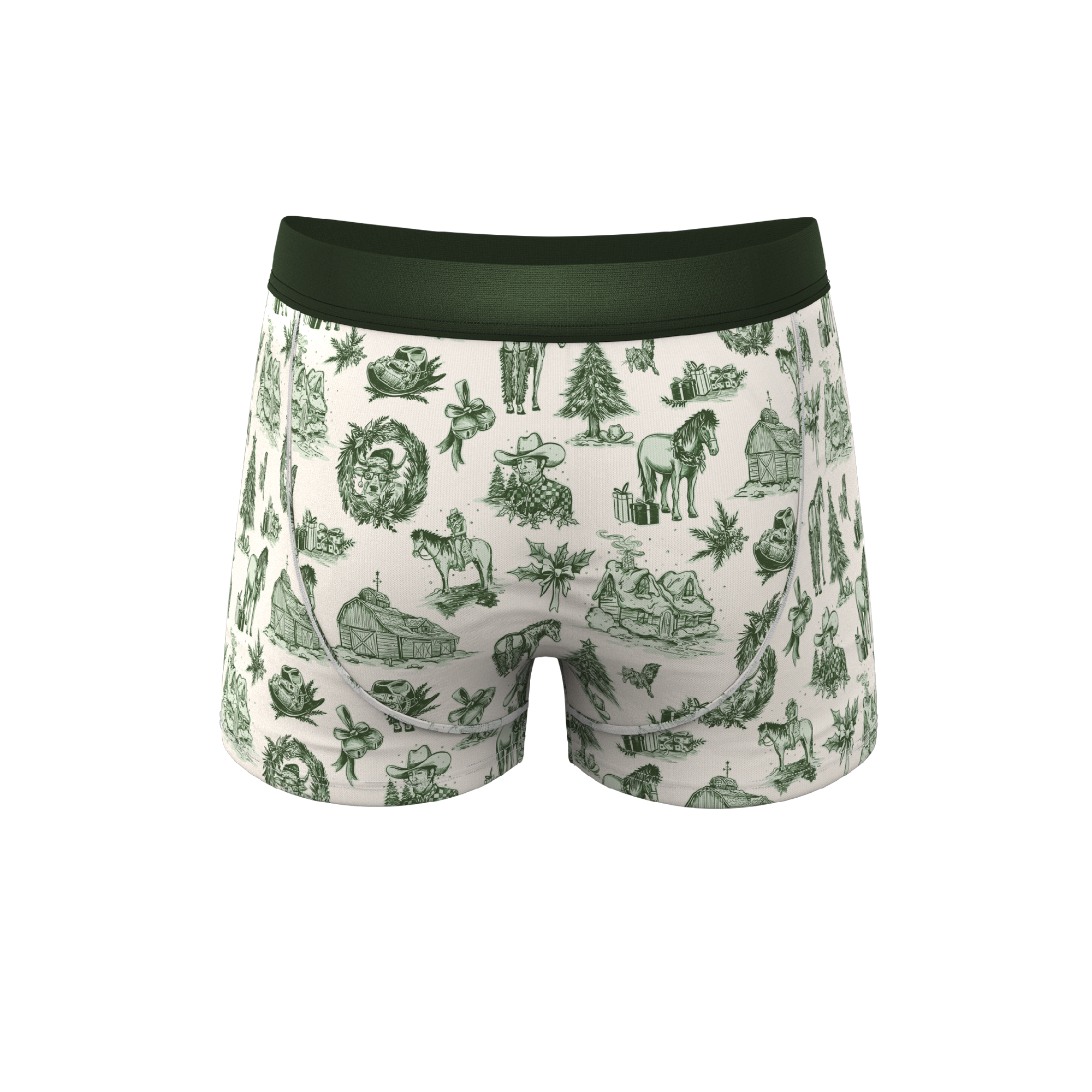 The Western Wonderland | Western Toile Ball Hammock® Pouch Trunks Underwear - Shinesty