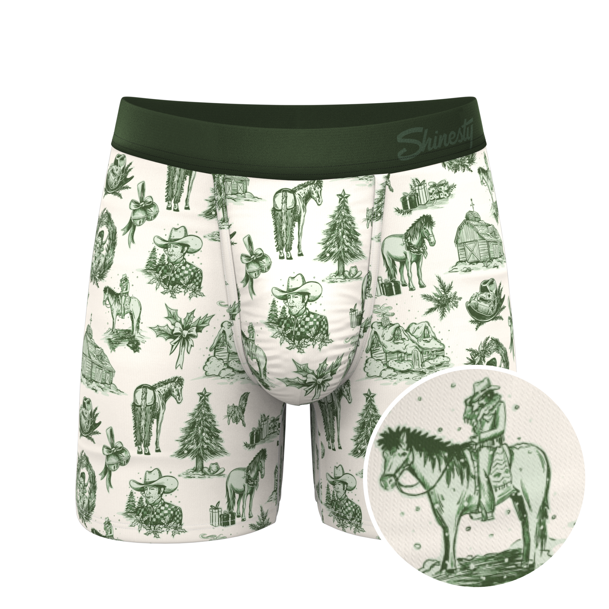 The Western Wonderland | Western Toile Ball Hammock® Pouch Underwear - Shinesty